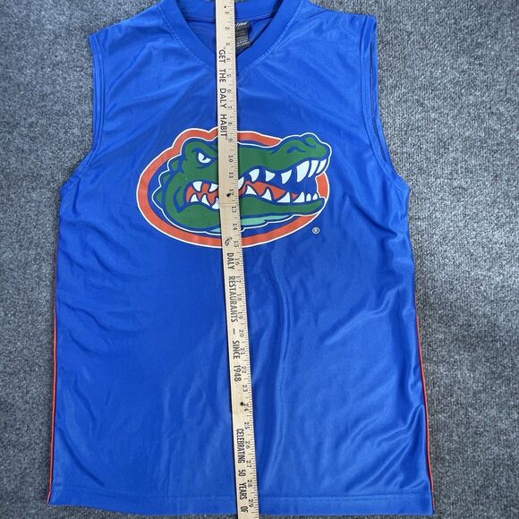 Florida Gators Muscle Shirt Large Mens Blue Pro Edge Sleeveless Football NCAA Lg - Picture 10 of 15
